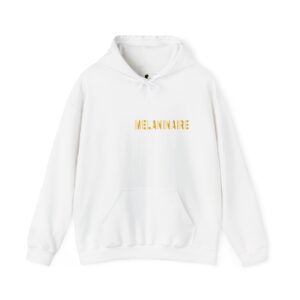 Hoodie — 'MELANINAIRE' Gold Script Pullover